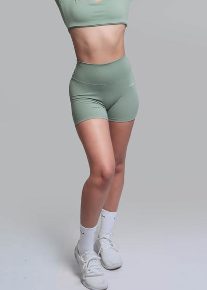 Shorts deportivos scrunch Kábala Colección Origen verde